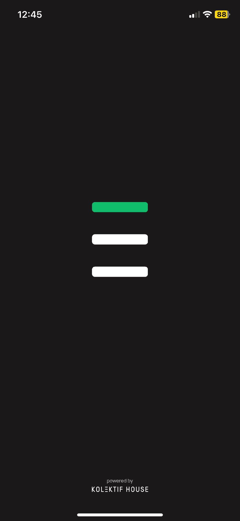 Kolektif Gate Giris Ekrani